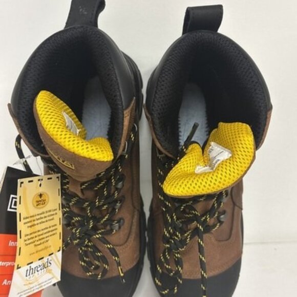 Dakota Men's 6" 6516 CTCP Hyper-Dri 3 Waterproof Safety Work Boots Brown 11M - Picture 7 of 9